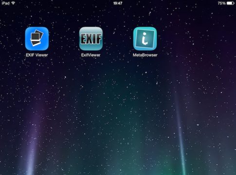 iPadのExifビューワーアプリ